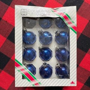 11 Vintage Noma DoubleGlo Glass Ornaments